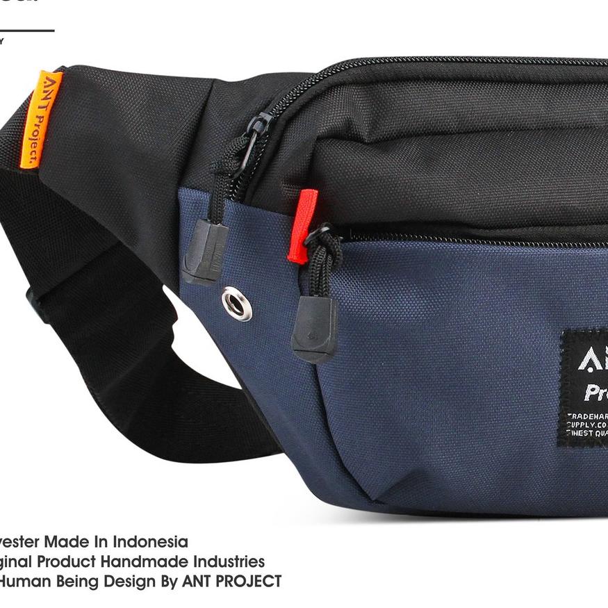 Ready StockSR-1275|ANT PROJECT - Tas Selempang Waistbag Pria ANT106 Waist Bag Original Tas selempa