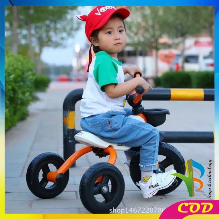 RB - M96 Mainan Sepeda Anak Roda 3 Murah Sepeda Lipat Anak Ride On