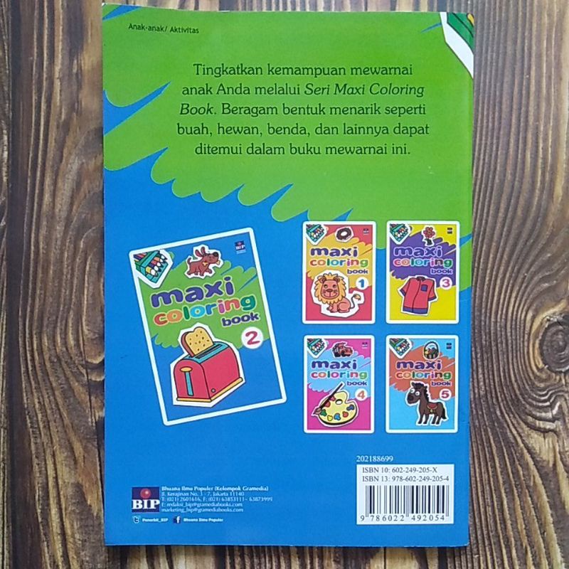 Buku Aktivitas Anak - Maxi Coloring Book 2