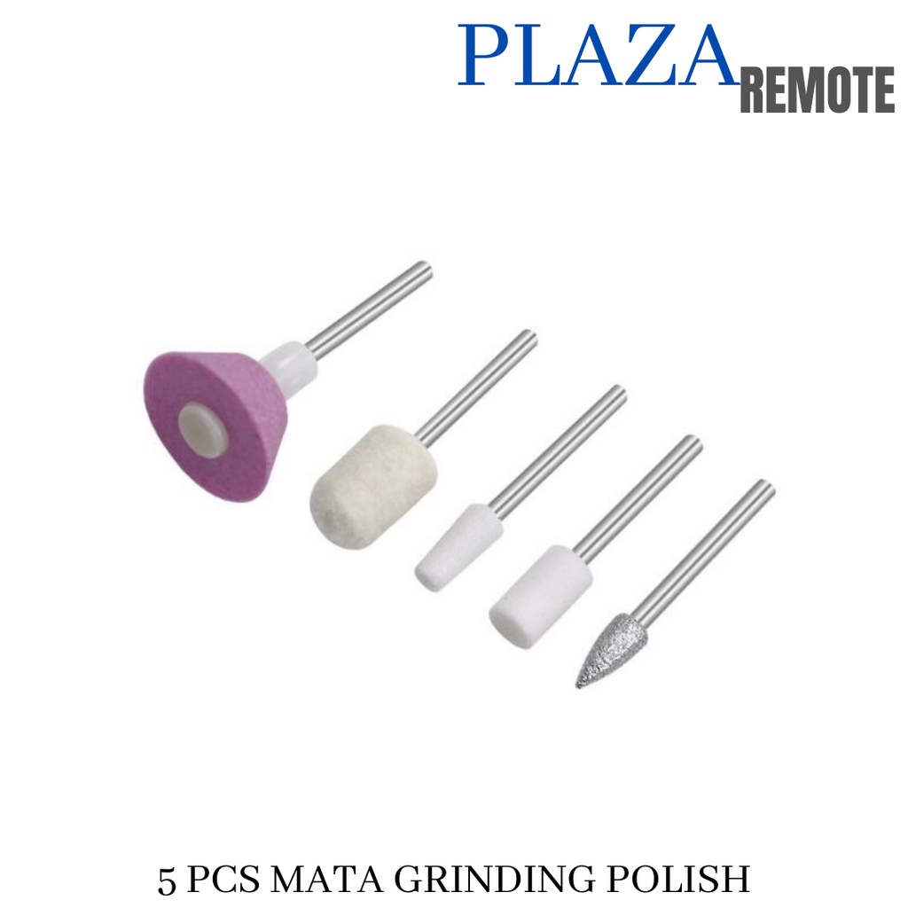 5IN1 SET MATA BOR ASAH POLES DREMER GRINDER TUNER UKIR KUKU PEDICURE