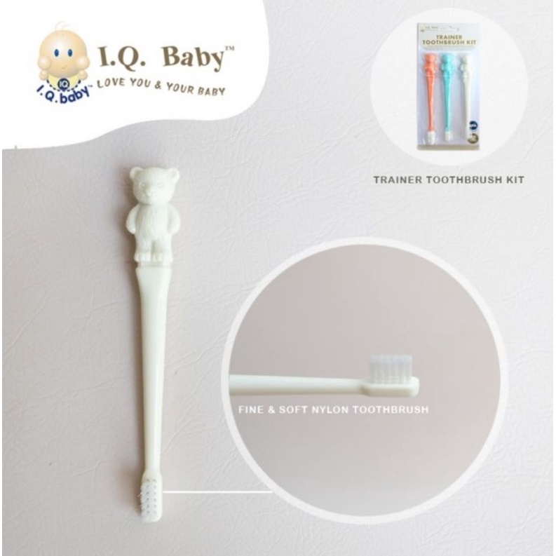 IQ baby trainer toothbrush kit