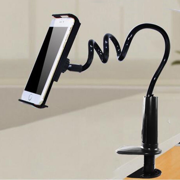 Lazypod Arm Universal Tablet PC Holder dengan Klip 360 Derajat - A-138 - OMTA19BK Black