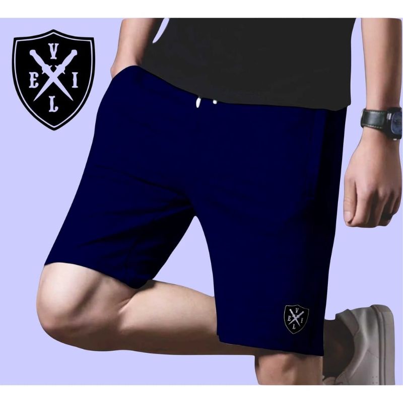 CELANA PENDEK PRIA Distro Kolor Polos Short Pants Dewasa Remaja All Size No 28-34 Termurah Baham BabyTerry