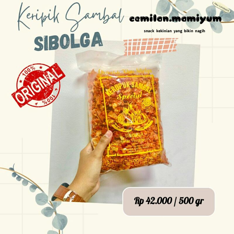 

Keripik Sambal Sibolga / oleh oleh khas Sibolga (500 gram)