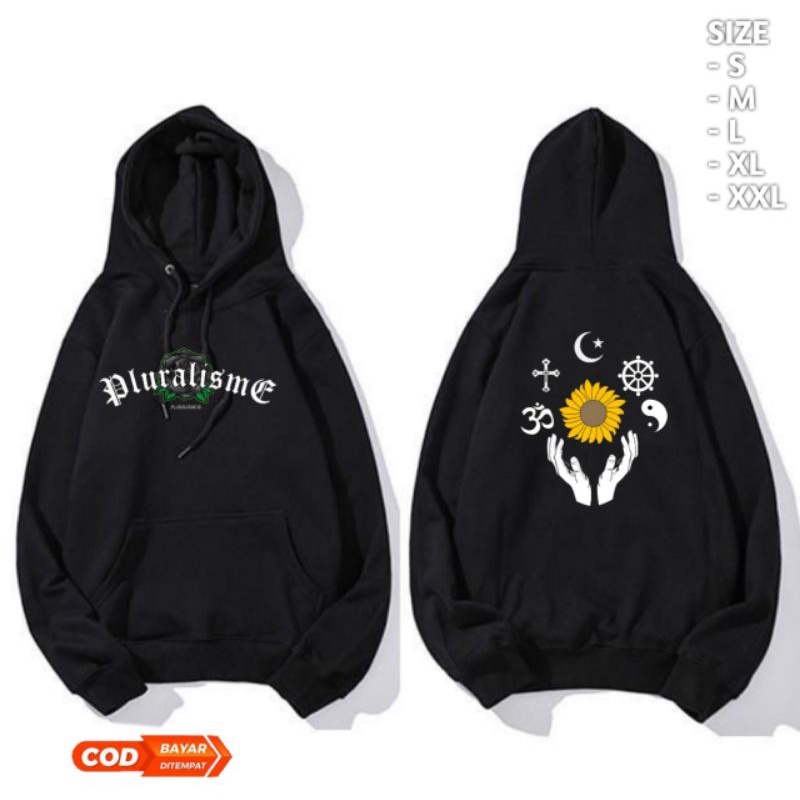 Hoodie pluralisme distro/jaket pluralisme murah /Sweater "Pluralisme"