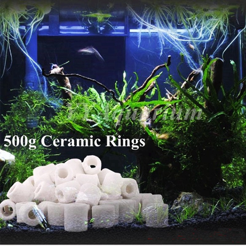 Bioring Bio care Ceramic ring filter Aquarium aquascape 500gr