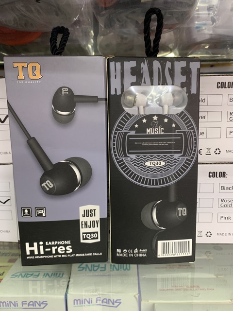 Headset TQ30 / Handsfree / Earphone / Headset Bass