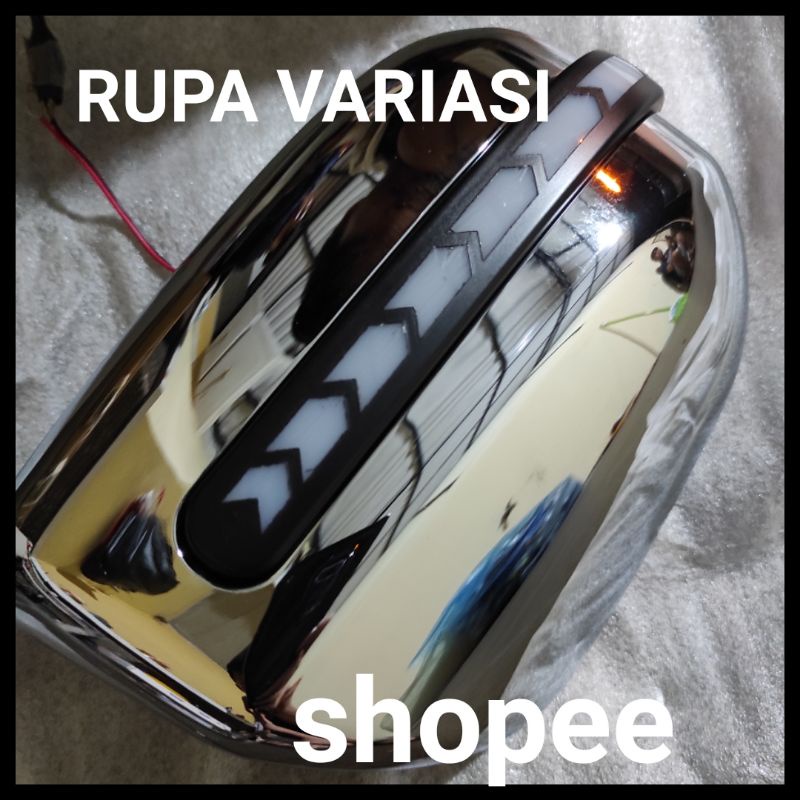 cover TUTUP spion lampu TOYOTA all new avanza / veloz / xenia 2012 sampai 2018 2013 2014 2015 2016 2017 sein sen running model ganti copot chrome crome carbon hitam doff tipe G