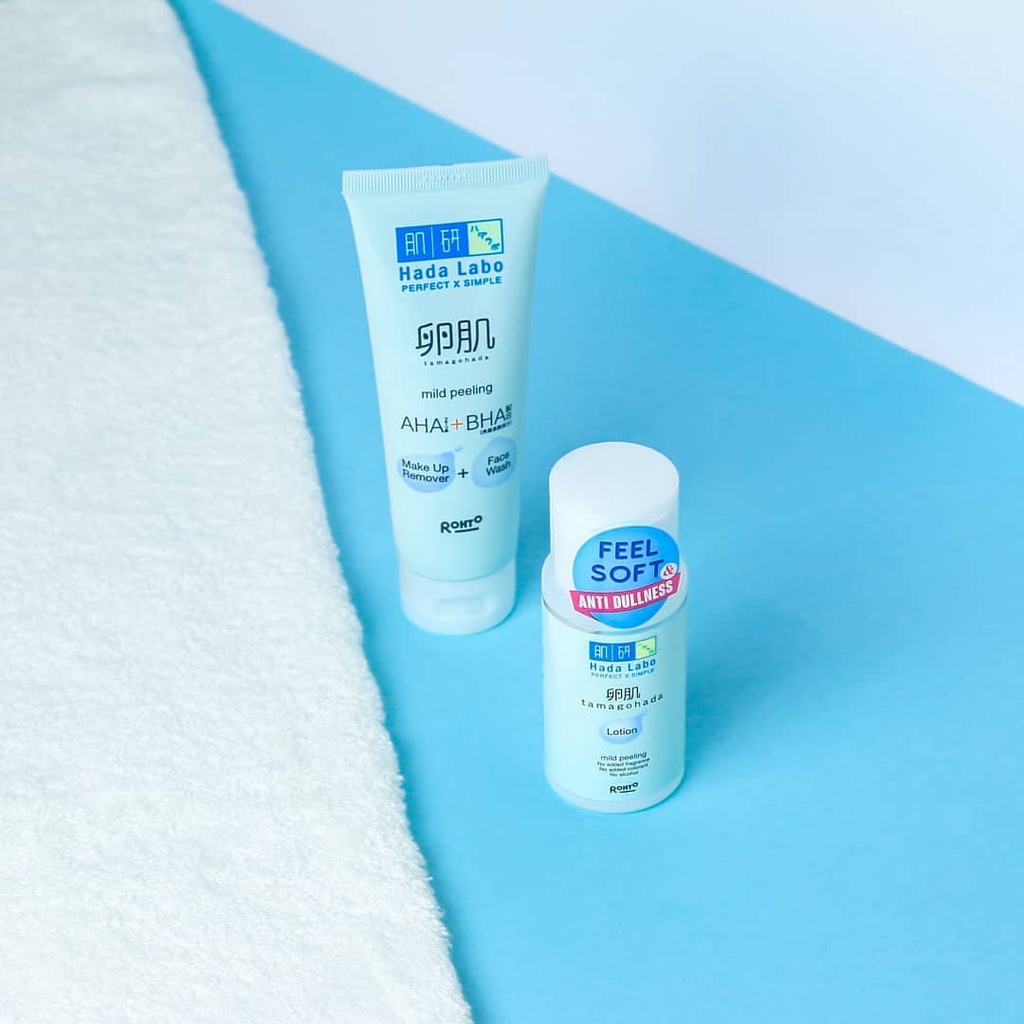 ✿ MADAME ✿ HADA LABO TAMAGOHADA SERIS - FACEWASH LOTION REMOVER