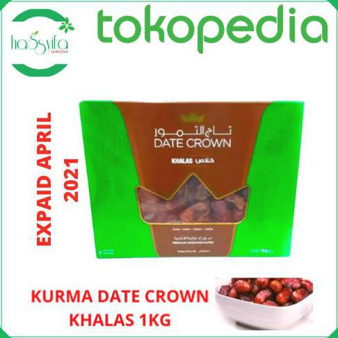 

Kurma Emirate Date Crown Jenis Khalas 1 kg Import