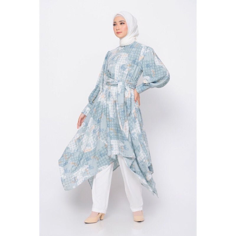 Preloved BIA x Isel Fricella - Pamela Mint Dress by Zaskia Mecca