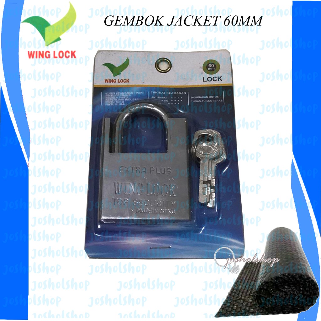 Winglock Gembok Jaket 60MM