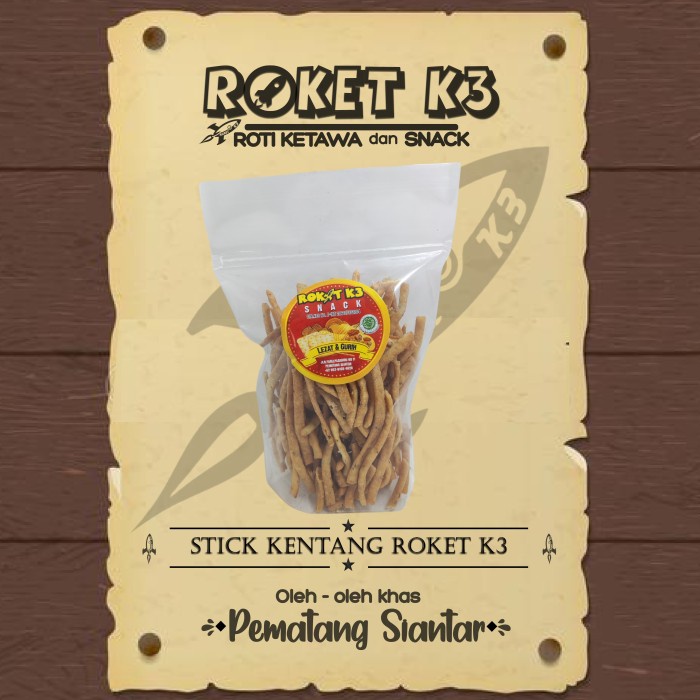 

Stick Kentang Gurih Enak Makanan Ringan Oleh-Oleh Snack Cemilan Rumah