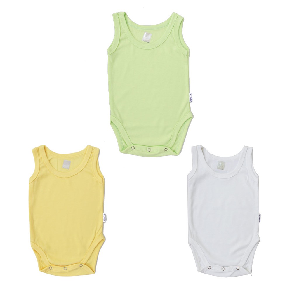 Kazel Singlet Jumper Warna Boy 6pcs Kaos Bayi Laki Laki