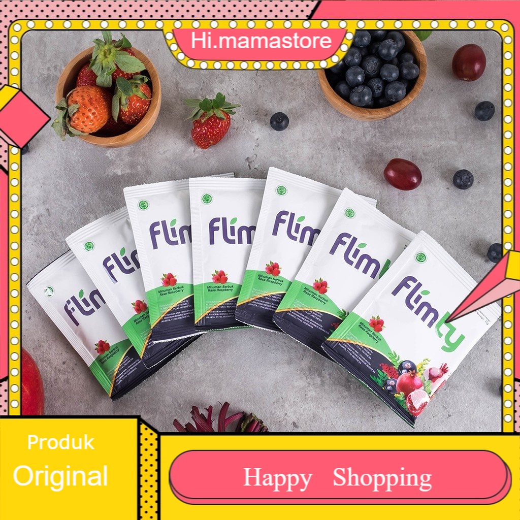 

Flimty Fiber | Detox | Antidioksidan Rasa Blackcurrant/Raspberry - 7 Sachet