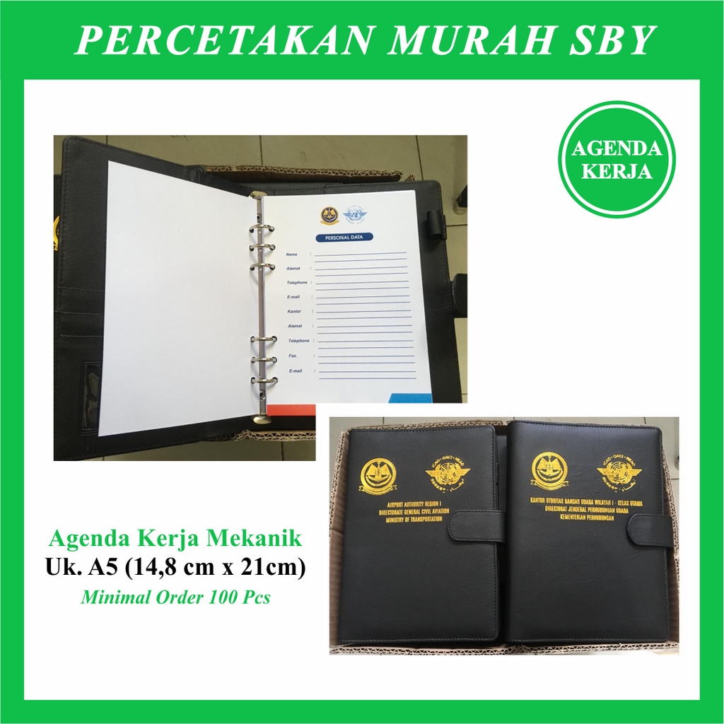 

Buku Agenda Kerja Mekanik (Minimal Pemesanan 100 Pcs)