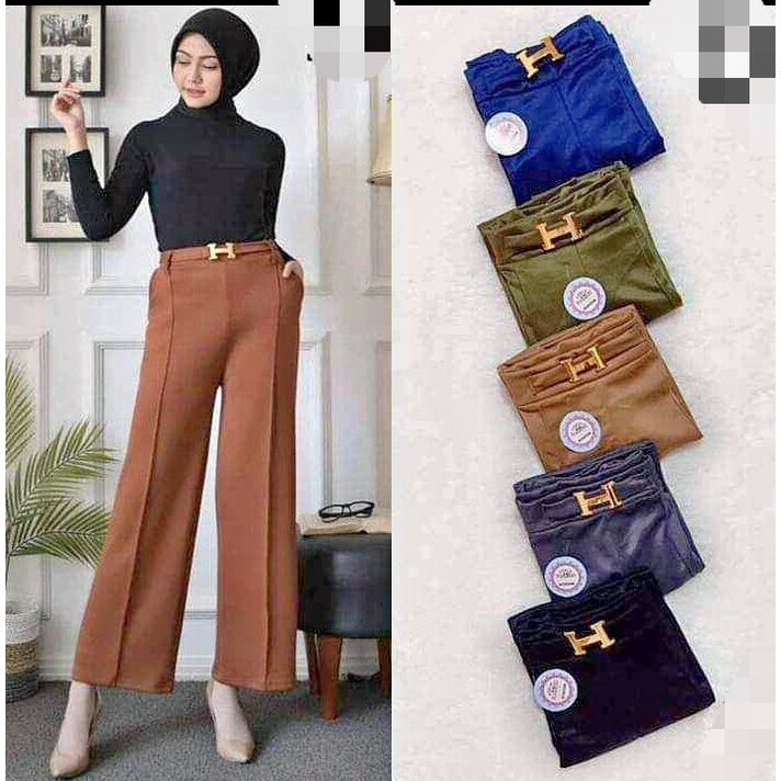 kulot hermes/ kulot terbaru/ kulot kekinian/ kulot termurah/ korean style/