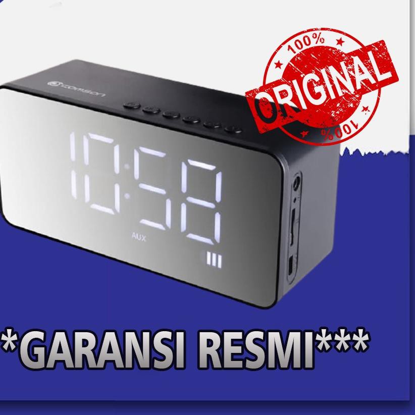 ➦ Comson CS78 Speaker Portable Bluetooth dengan Alarm dan Jam Digital FS ☚