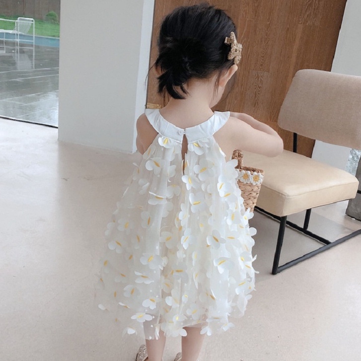 DR56-Dress Anak Perempuan Princess Flower Daisy