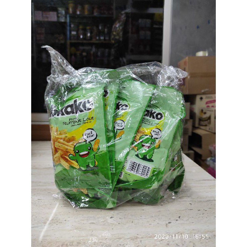 

Mikako Snack Rasa Rumput Laut 1 Pack Isi 10 Bungkus