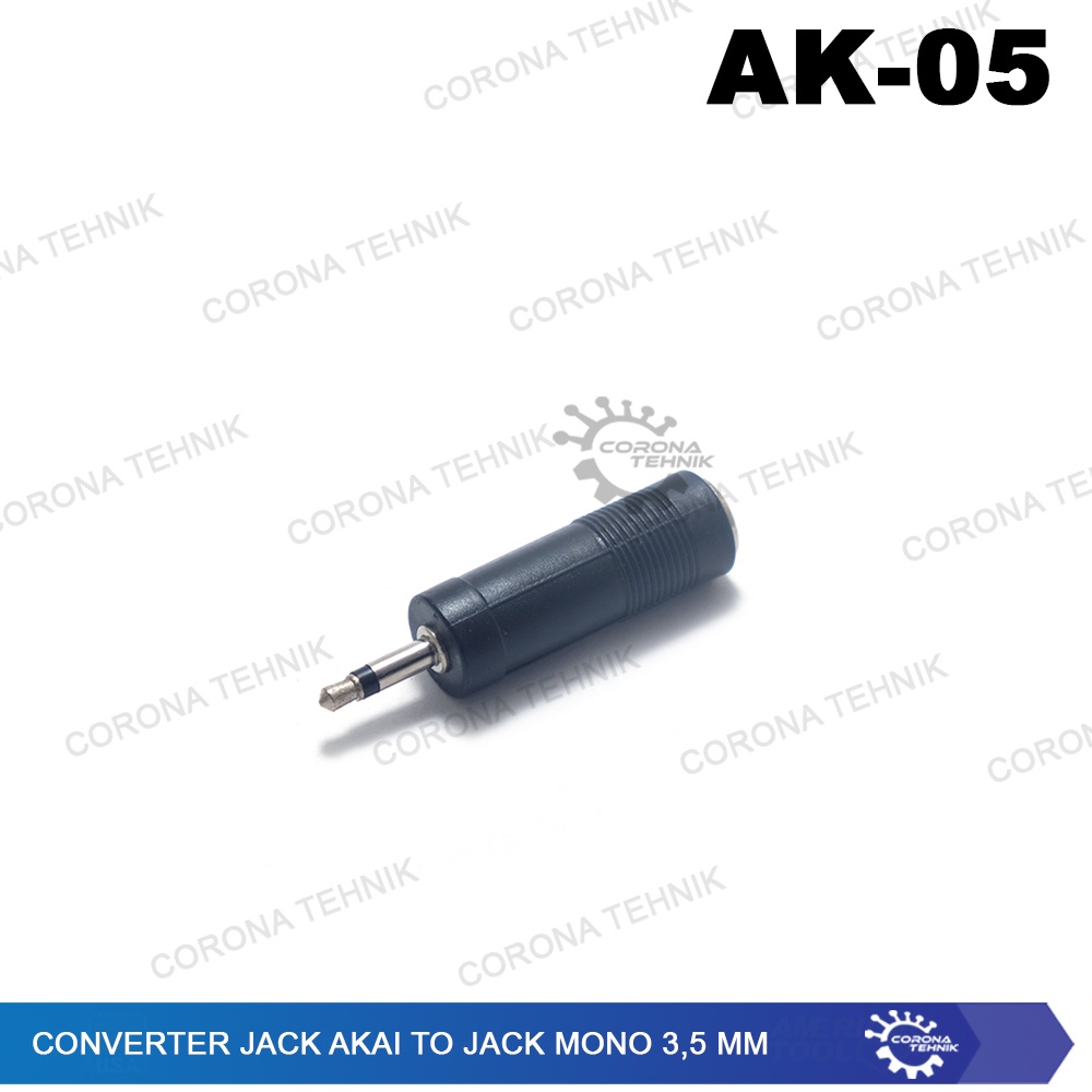 Jack Akai Mono To Converter Jack Mini Mono 3,5 mm