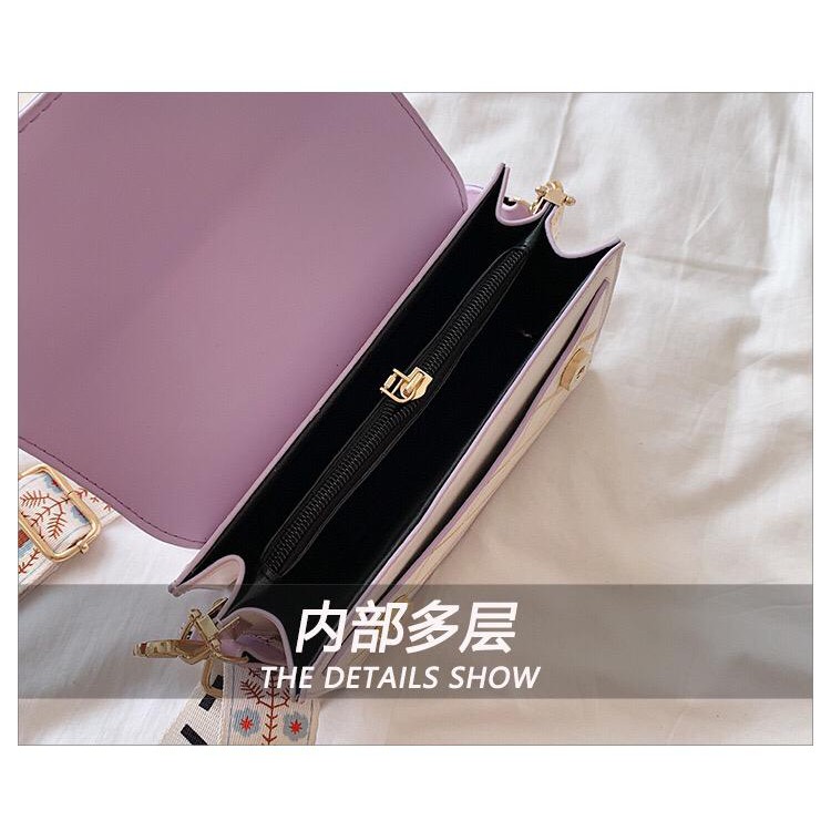 BJ15132 - BLACK/GREEN/PINK/PURPLE - TAS SALE SLEMPANG BOX TALI PANJANG LILAC TAS WANITA FASHION IMPORT TERMURAH TERLARIS TERBARU BAGSTORE JAKARTA TAS BATAM ZCJ2240 LT1308 GT1640 BQ2765 ELJ5132 JT1950 CR7407