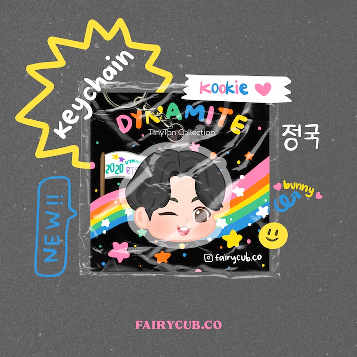 BTS TINYTAN KEYRING KEYCHAIN DYNAMITE