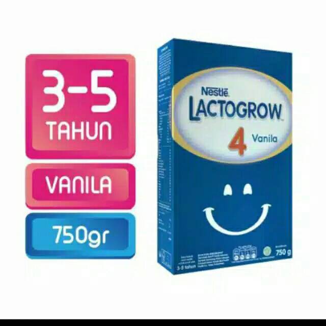 SUSU ANAK LACTOGROW 4 PLAIN VANILA NESTLE BALITA 750GRAM
