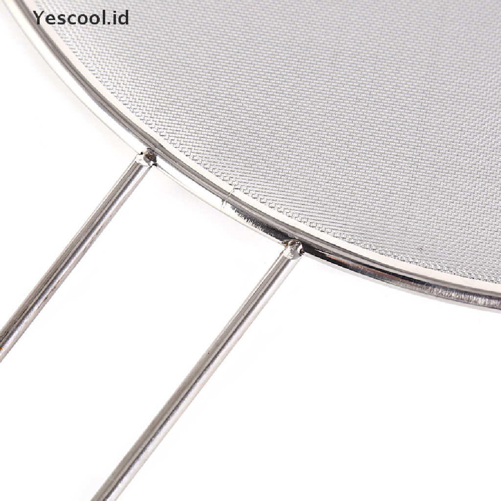 1pc Tutup Panci Penggorengan Bahan stainless steel Tahan Minyak Anti Tumpah