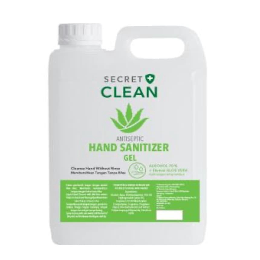 SECRET CLEAN HAND SANITIZER 5LITER GEL