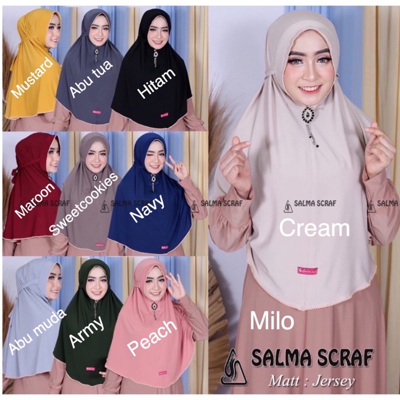 Khimar PICOT TALI JERSEY Ori QINTANI SALMA