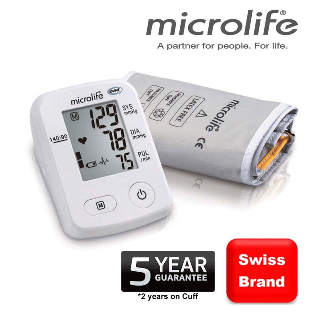 Microlife Blood Pressure Monitor with PAD technology / Alat Tensi Darah / Tensimeter Digital