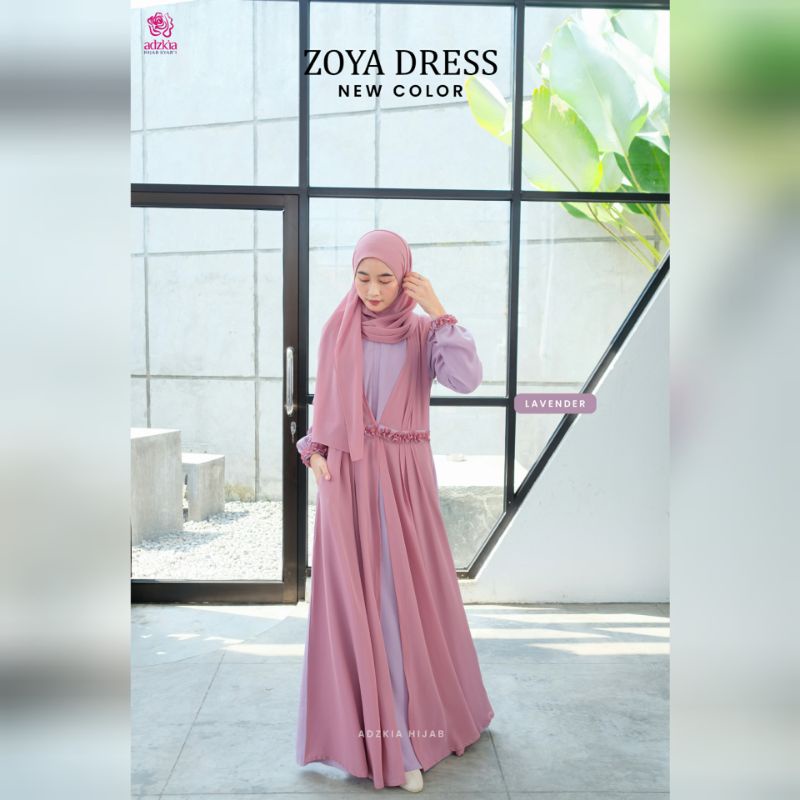 gamis Zoya new colour by Adzkia hijab