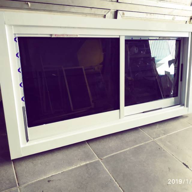 Jendela sliding T60xL200 aluminium