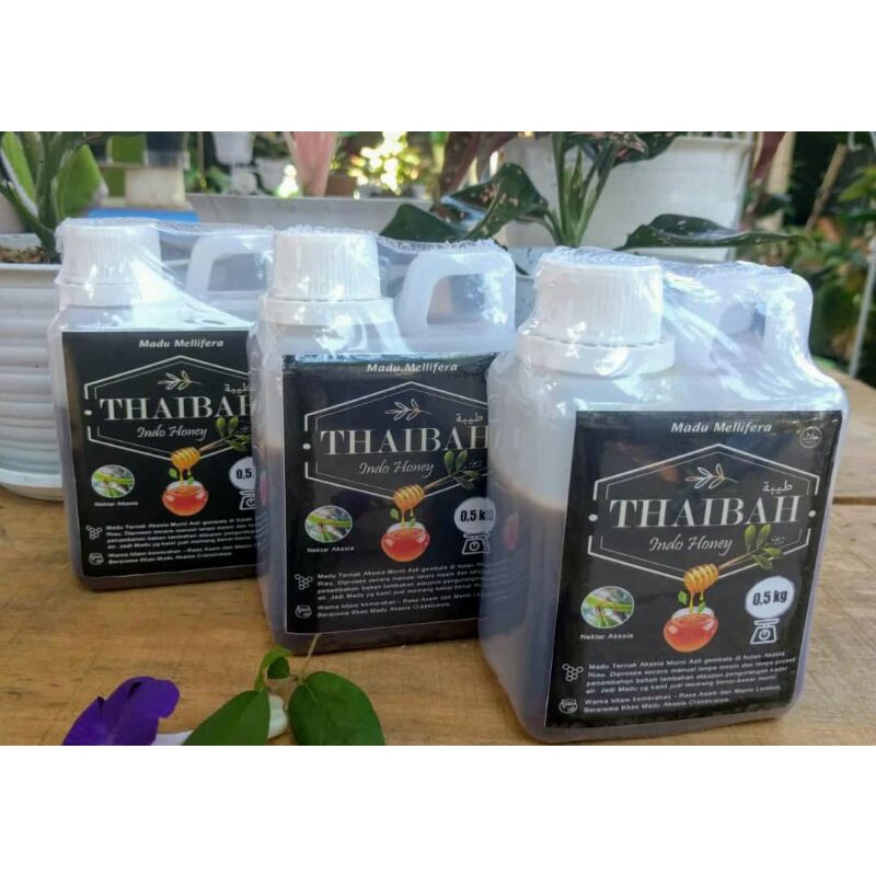 

THAIBAH - Madu Akasia / Madu Melifera / Raw Honey / Nektar Akasia Crassicarpa / Madu Murni 500 gr
