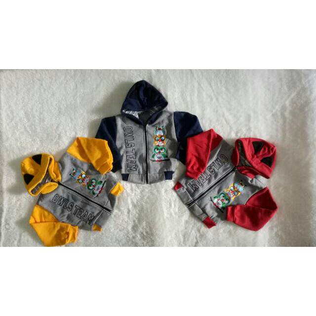 Jaket Bayi - Jaket Anak - Jaket bayi Laki Laki - Jaket Bayi Perempuan - jaket OWl - Jaket Anak