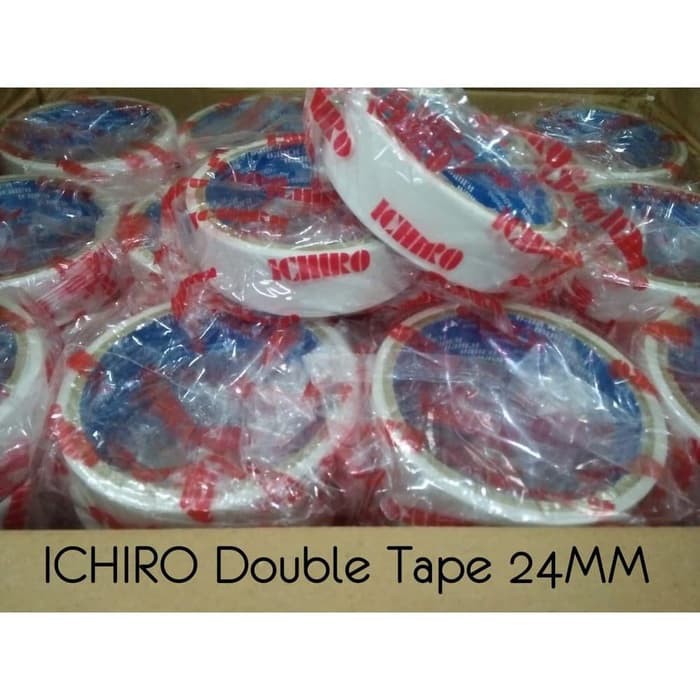 

Ichiro Double Tape 24mm- Lakban Bolak Balik Best Quality