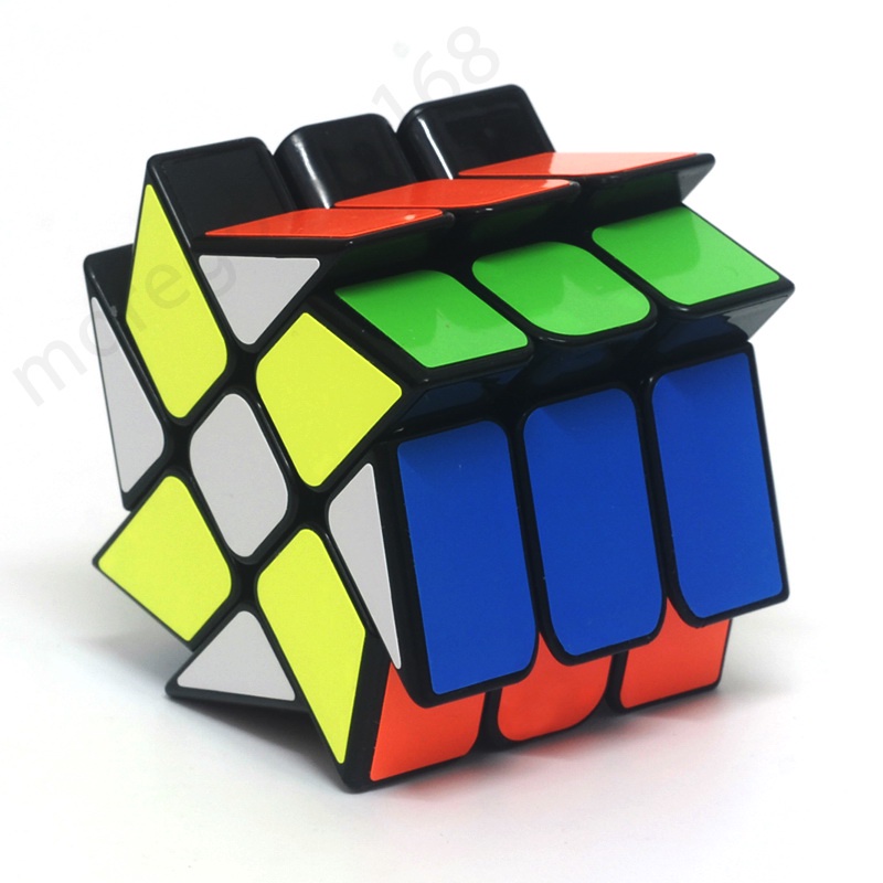 Kubus Rubik Dengan Bahan Halus Dan Model Warna Hitam / Putih Ukuran 3x3 X 3