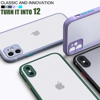 CURVY STRAIGHT IPHONE 12 LOOKALIKE Hybrid Lenscover Case