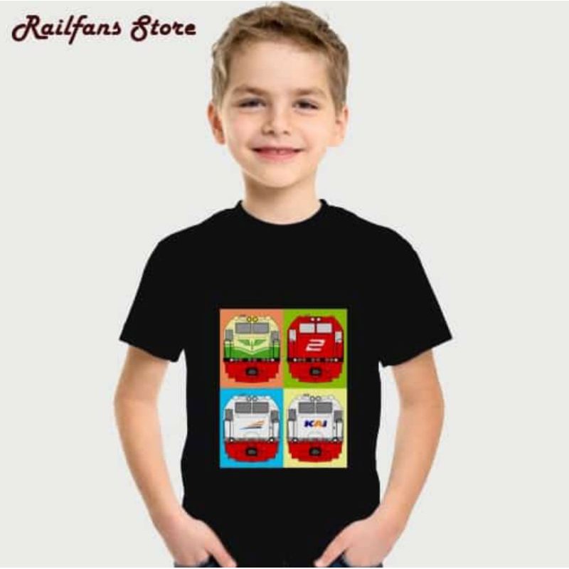 Kaos anak cowok/cewek seri loko CC 201