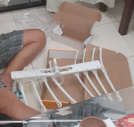 Gantungan Baju Lipat Ajaib 8 In 1/ Magic Folding Hanger / Foldable Cloth