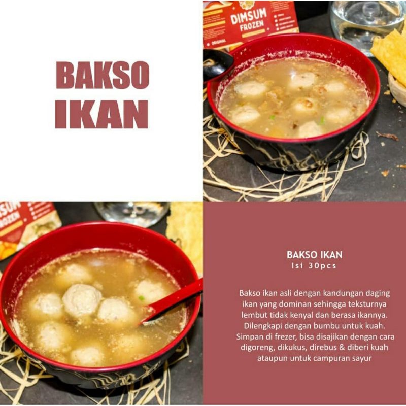 

Paket hemat otak otak dan baso ikan