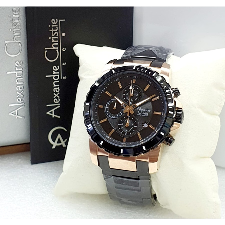 Jam Tangan Pria Alexandre Christie 6141 Original Garansi Resmi Internasional 1 Tahun/ Jam Tangan Ale