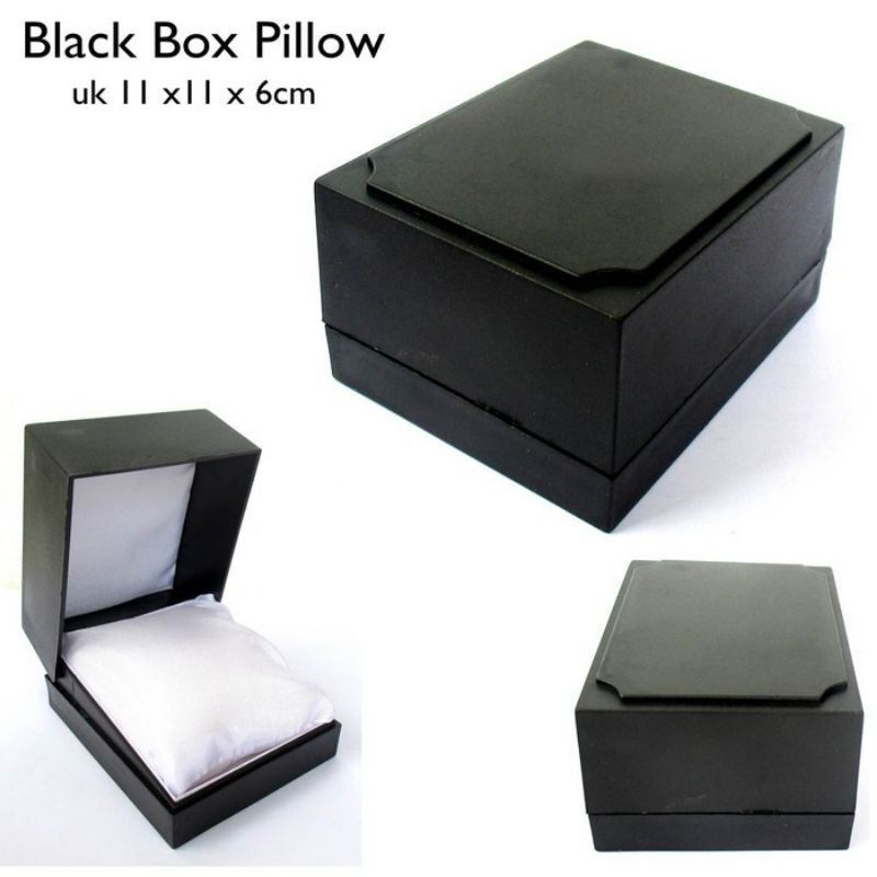 kotak jam tangan mika polos//kotak jam pake bantal