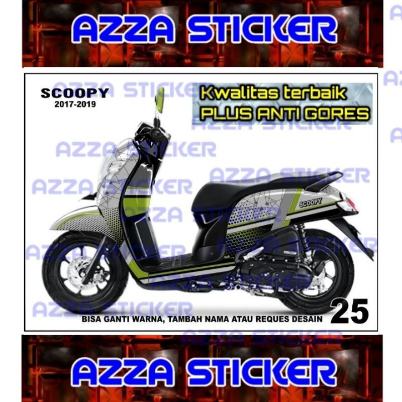 Sticker decal Scoopy 2019 Full Body decal Scoopy 2019 Full body 25