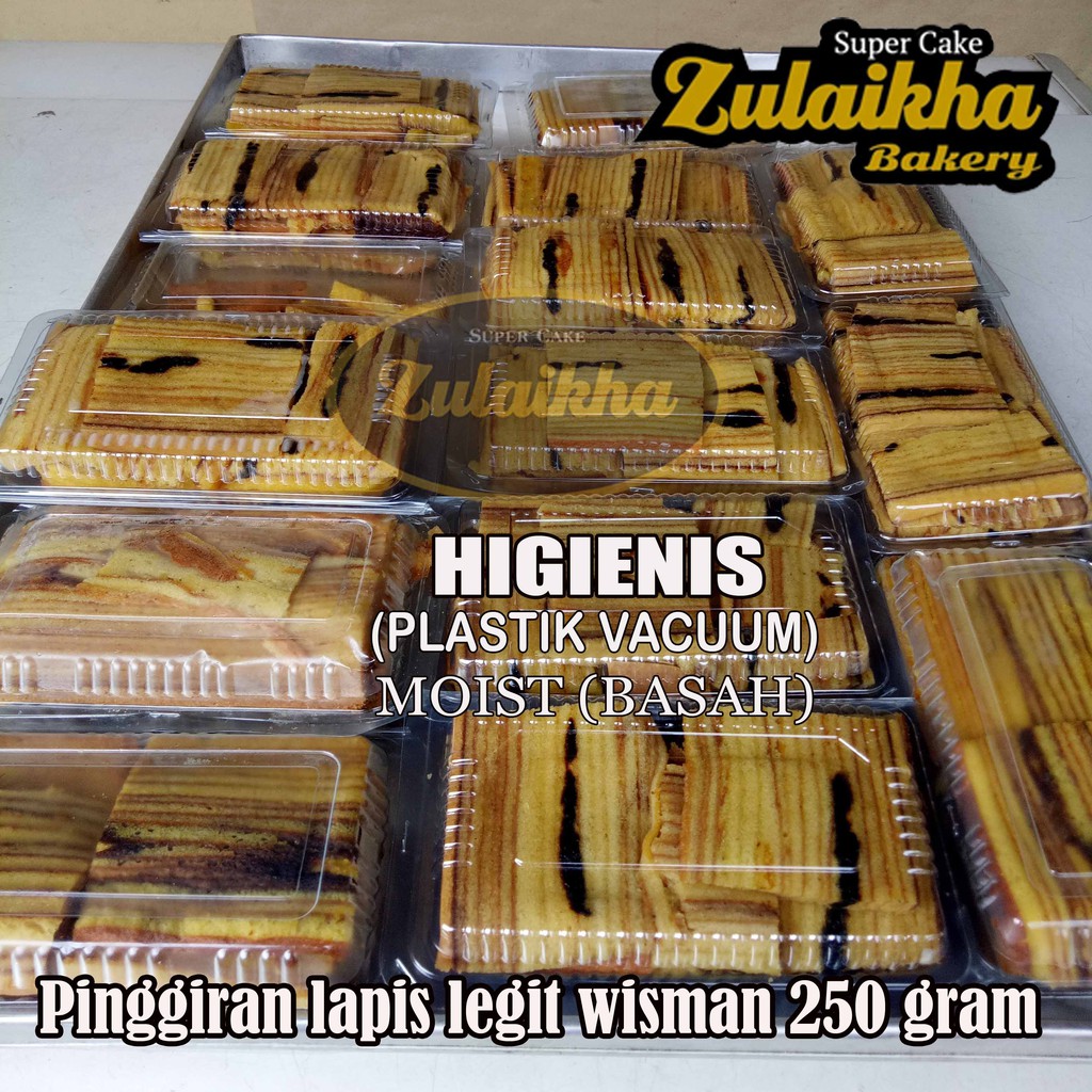PINGGIRAN KUE LAPIS LEGIT WISMAN 250 GRAM