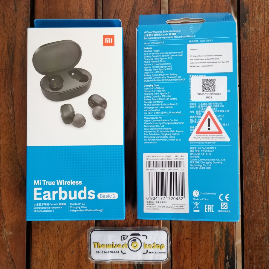 Jual Xiaomi Mi True Wireless Earbuds Basic 2 TWS Original Indonesia