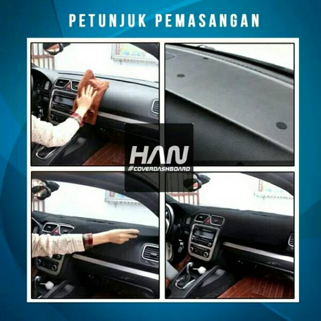 Cover Dashboard Innova 2004 - 2010 - FREE Antislip &amp; Double Tape