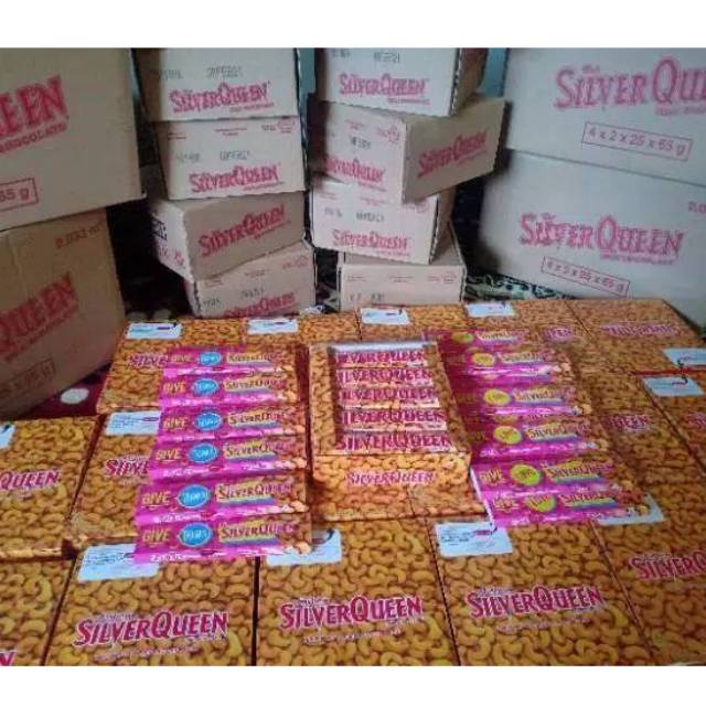 Jual Silverqueen 65gr edisi valentine day exp 2021 / Silver Queen 65gr ...