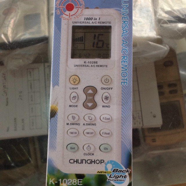 remote ac universal 1000 in 1 chunghop ready original ori sharp daikin aux